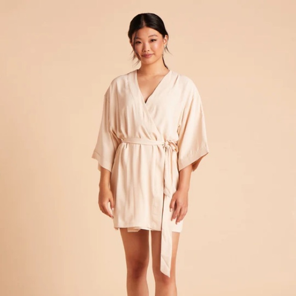 Birdy Grey Karen Robe Champagne NWT M/L